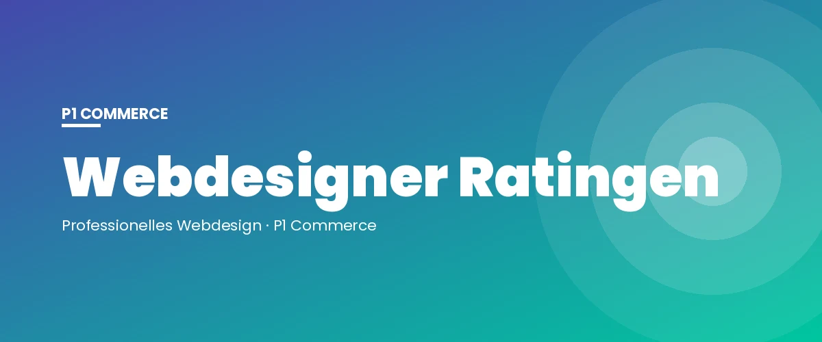 Webdesigner Ratingen – P1 Commerce Webagentur